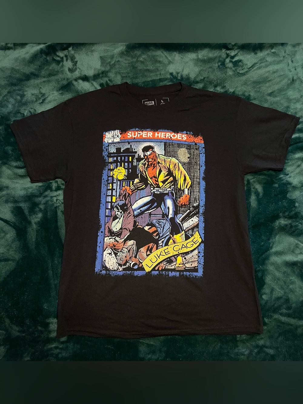 CVLA x Marvel Luke Cage black tee Men’s Size L